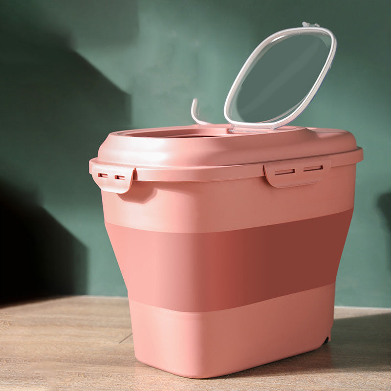Food Large Capacity Moistureproof Storage Bucket For Cats & Dogs