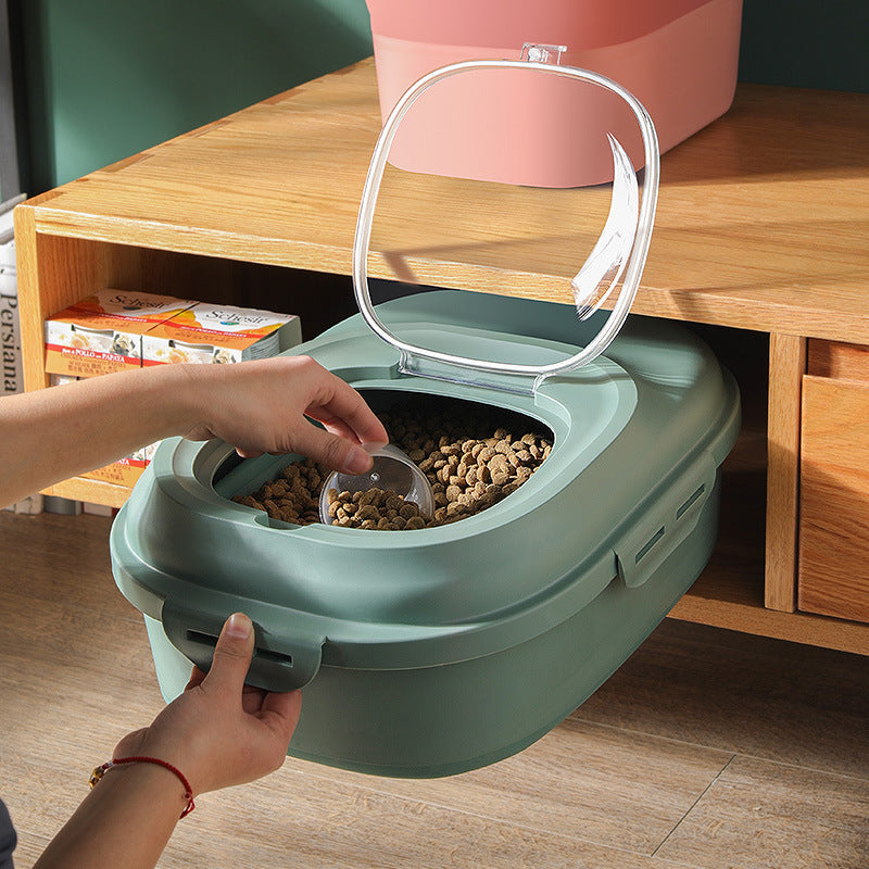 Food Large Capacity Moistureproof Storage Bucket For Cats & Dogs