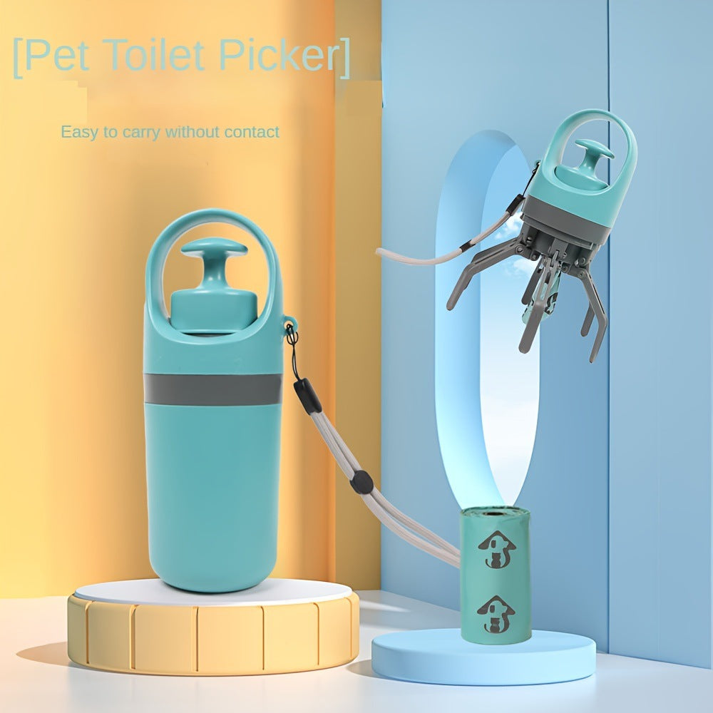 Dog Pooper Scooper Picking Poop Garbage Bag Shovel