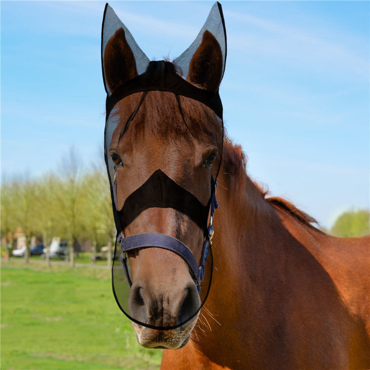 Horse Head Donkey Mosquito Equestrian Fly Mask