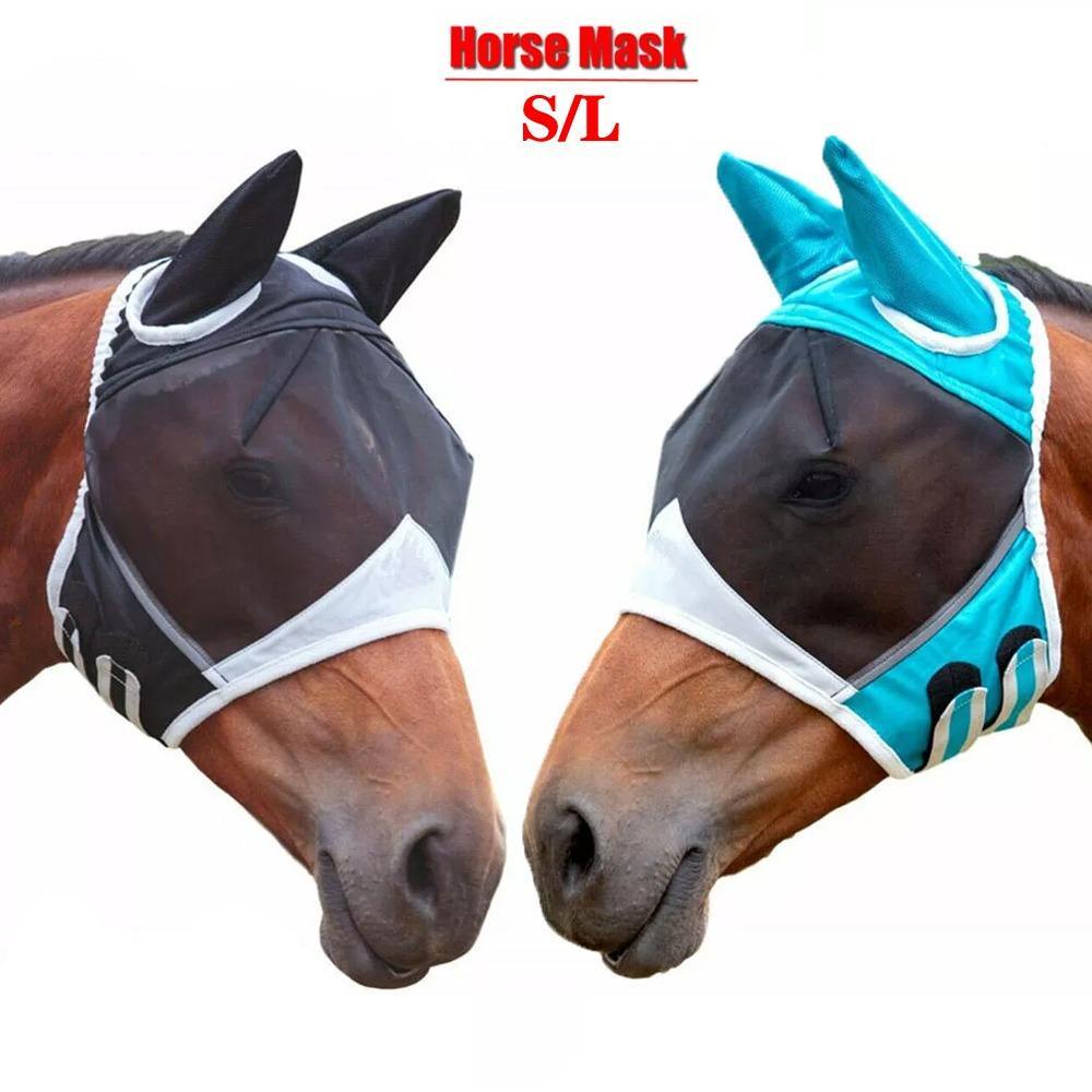 Extra Comfort Grip Soft Mesh Horse Fly Mask