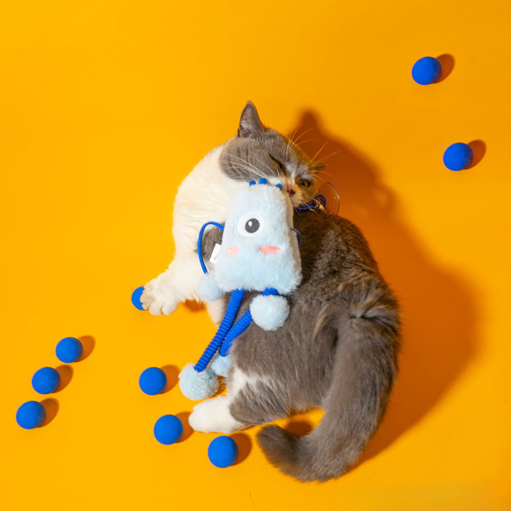 Pet Plush Telescopic Elastic Plush Funny Toy