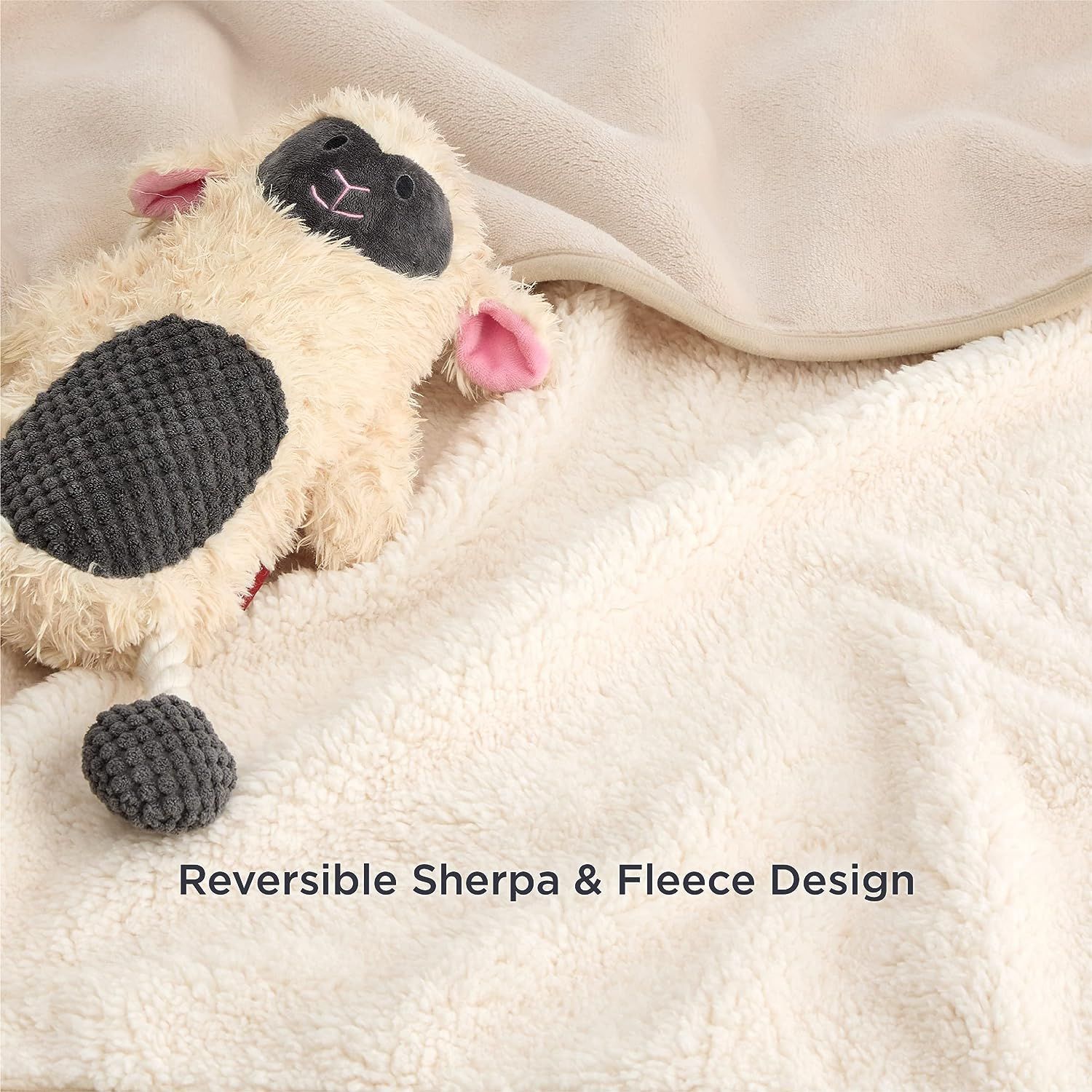 Pet Waterproof Flannel Sherpa Thickened Blanket