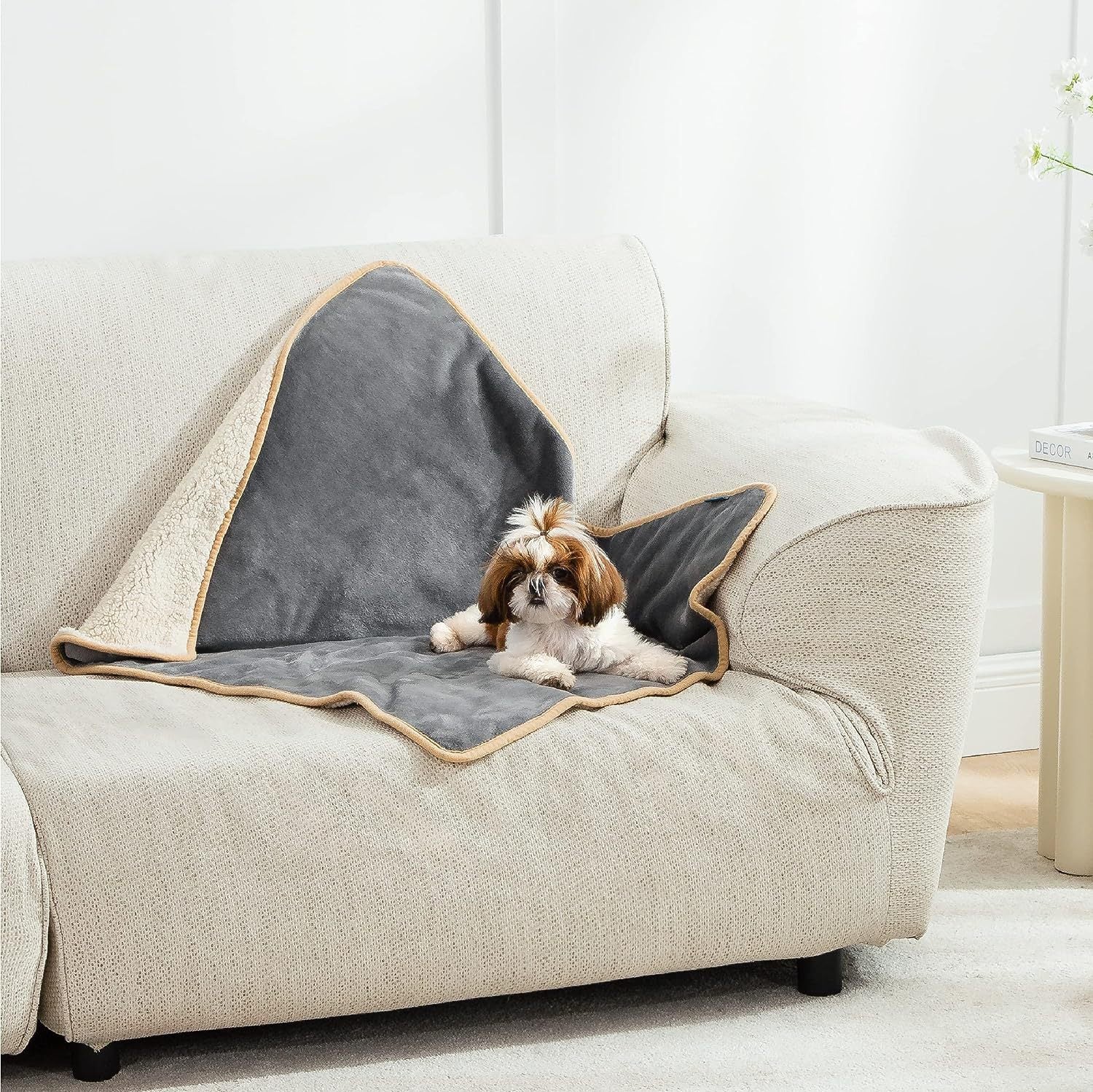Pet Waterproof Flannel Sherpa Thickened Blanket