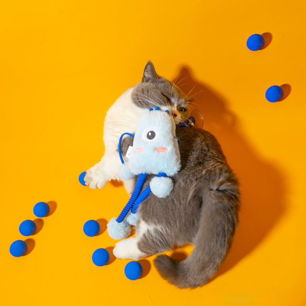 Pet Plush Telescopic Elastic Plush Funny Toy