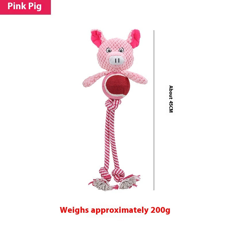 Cotton String Dog Toy Interactive Biting Dog Toy