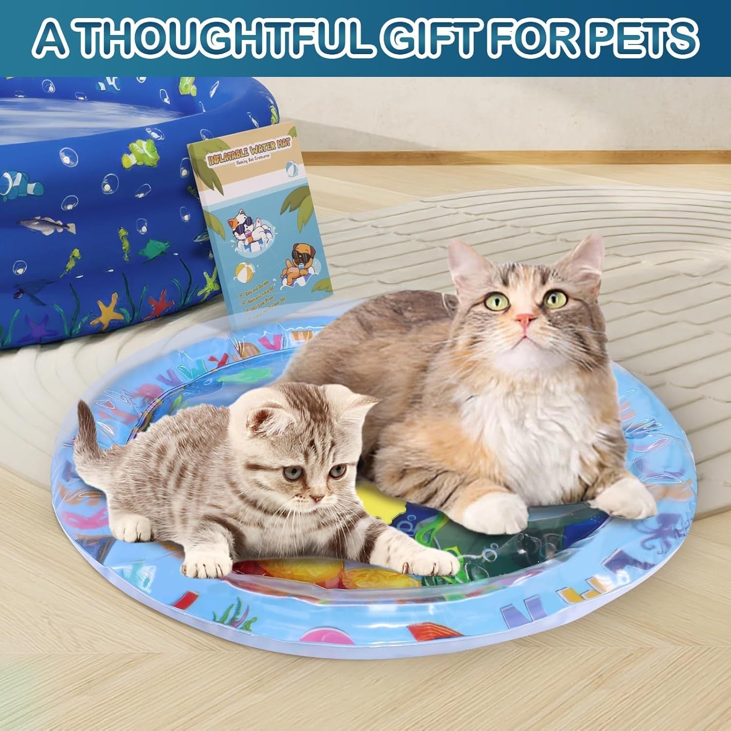 Water Sensory Playmat For Cats