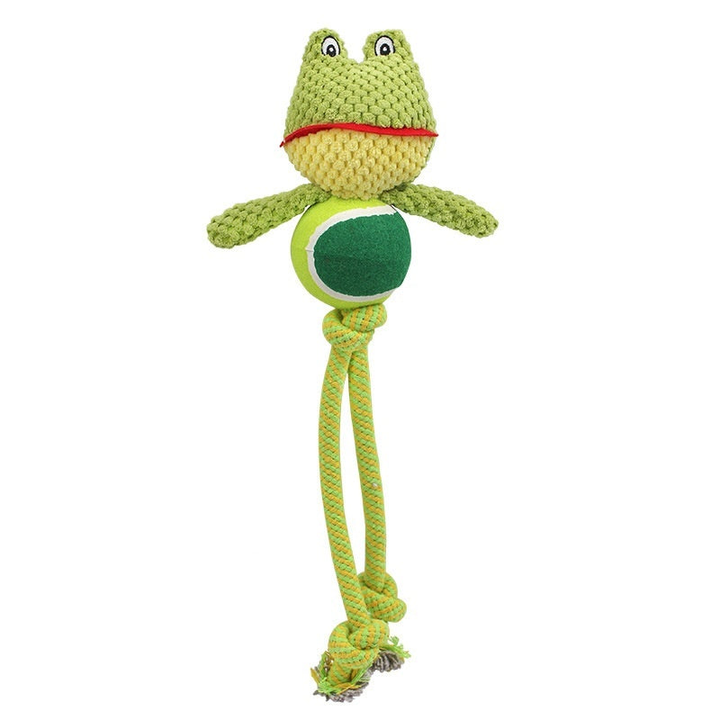 Cotton String Dog Toy Interactive Biting Dog Toy