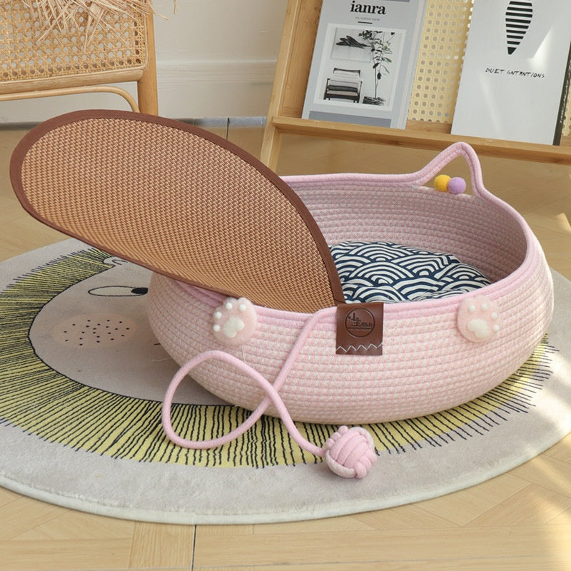 Bamboo Weaving Is Resistant To Scratching Pet Kennels