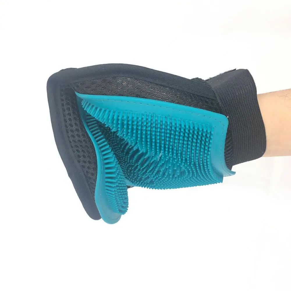 Horse Massage Silicone Scrubber Gloves
