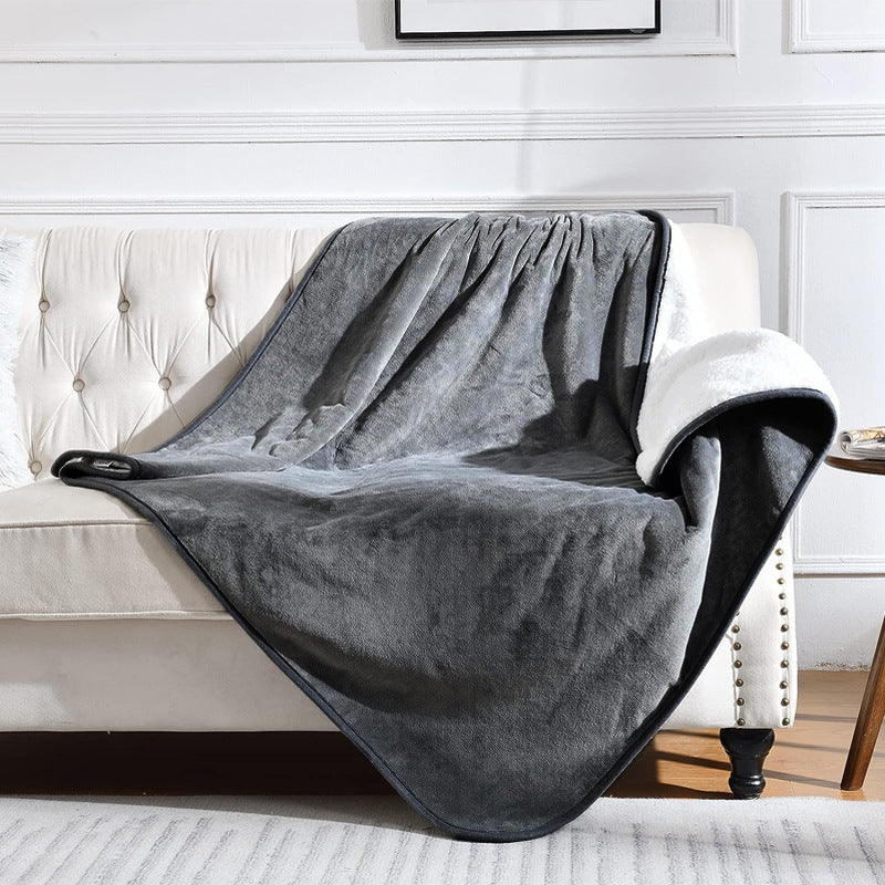 Pet Waterproof Flannel Sherpa Thickened Blanket