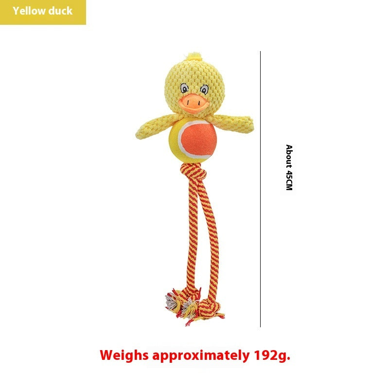 Cotton String Dog Toy Interactive Biting Dog Toy