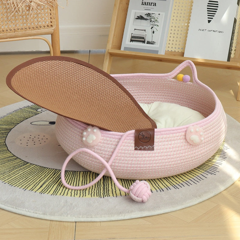Bamboo Weaving Is Resistant To Scratching Pet Kennels