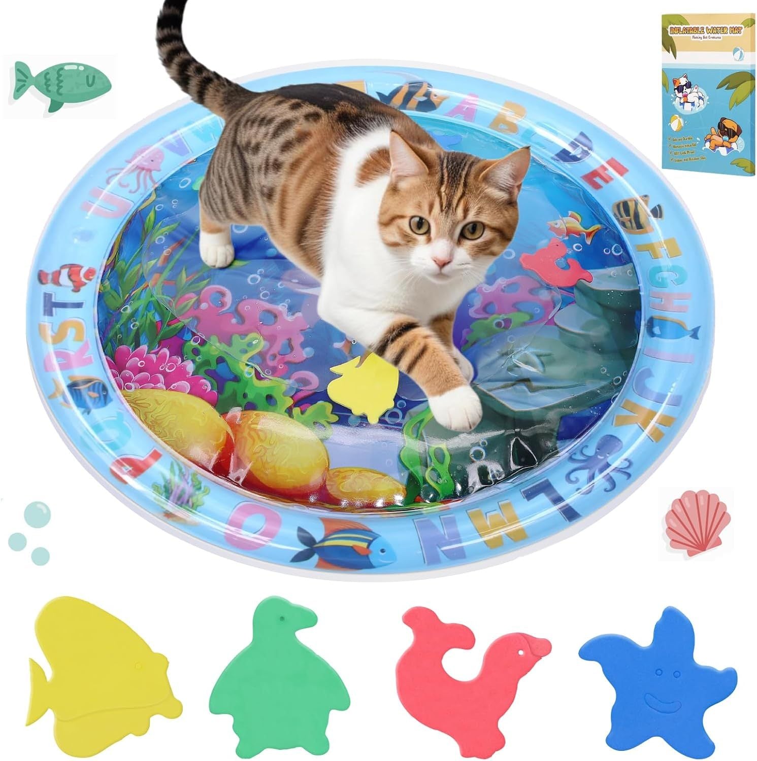Water Sensory Playmat For Cats